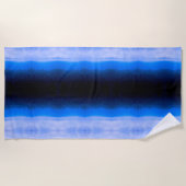 BEACH TOWEL mit blauer Bergkulisse Strandtuch (Vorderseite)