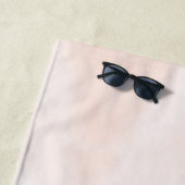 Beach towel, Monogrammed, Wedding gift Strandtuch (Beispiel)