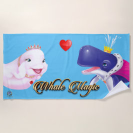 Beach Towel Prince & Princess of Whales LIEBE! Strandtuch