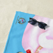 Beach Towel Prince & Princess of Whales LIEBE! Strandtuch (Beispiel)