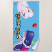 Beach Towel Prince & Princess of Whales LIEBE! Strandtuch (Vorderseite)