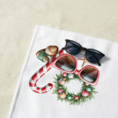 Beach Towel-Tropical Christmas Beach Towel Strandtuch (Beispiel)