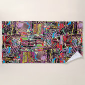Beach Towel – Urban Fractals Strandtuch (Vorderseite)