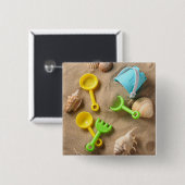 Beach Toys Button (Vorne & Hinten)