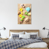 Beach Toys Leinwanddruck (Insitu (Schlafzimmer))