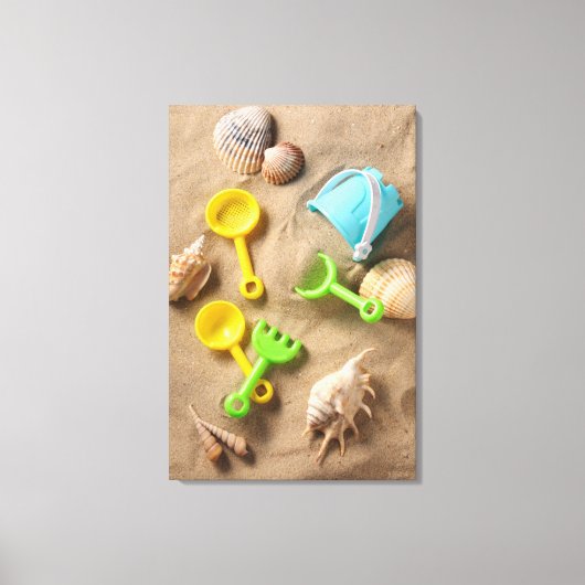 Beach Toys Leinwanddruck (Vorderseite)