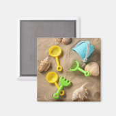 Beach Toys Magnet (Vorderseite/Rückseite)