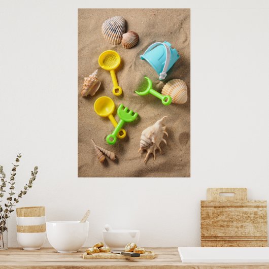 Beach Toys Poster (Küche)