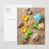 Beach Toys Postkarte (Vorne/Hinten)