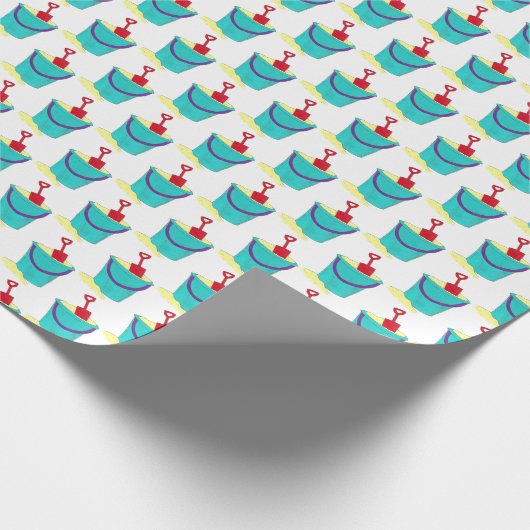 Beach Toys Sand Bucket Pail Shovel Sommerurlaub Geschenkpapier (Ecke)