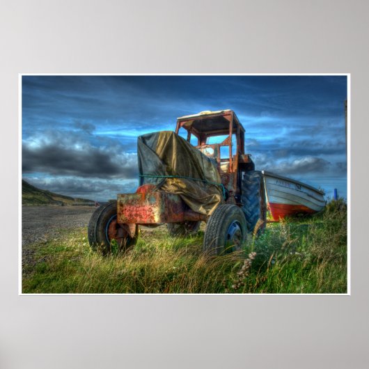 Beach Traktor Poster (Vorne)