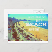 Beach Travel Postkarte (Vorne/Hinten)