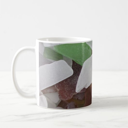 Beach Treasure Collection Foto Sea Glass Kaffeetasse (Links)