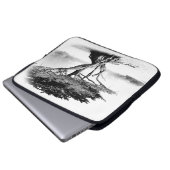 BEACH TREM Laptop-Sieb Laptopschutzhülle (Vorne Knopf)