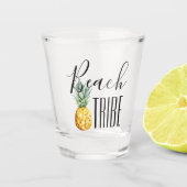 Beach Tribe Junggeselinnen-Abschied Gastgeschenk H Schnapsglas (Vorderseite)