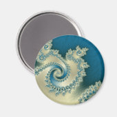 Beach Triple Twirl Magnet (Vorderseite/Rückseite)