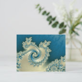 Beach Triple Twirl Postcard Postkarte (Stehend Vorderseite)