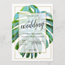 Beach Tropical Hawaii Leaf Foto Greenerity Wedding