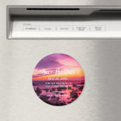 Beach Tropical Sand Hochzeiten Moderne Waves Magne Magnet (In Situ (Geschirrspüler))
