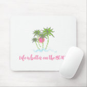 Beach Tropical Style Summer Graphic Mousepad (Mit Mouse)