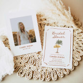 Beach Tropical Summer Bridal Dusche Einladung