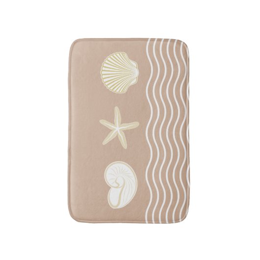 Beach Tropical Thema Badematte (Vorderseite Vertikal)