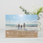 Beach Tropical Vacation Holiday Weihnachten Foto (Stehend Vorderseite)