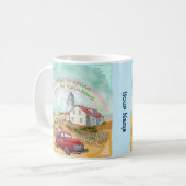 Beach Truck Lighthouse Kaffeetasse (Vorderseite Links)