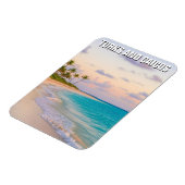 Beach Turks and Caicos Travel Magnet (Linke Seite)