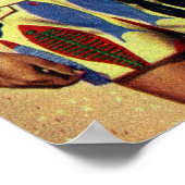 Beach Typs der 50er Jahre Poster (Ecke)