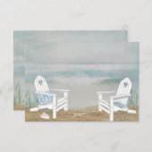 Beach UAWG RSVP Karte (Vorne/Hinten)