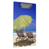 Beach Umbrella, Abaco, Bahamas Klemmbrett (Rechts)
