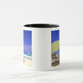 Beach Umbrella, Abaco, Bahamas Tasse (Zentrum)
