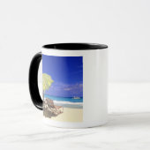 Beach Umbrella, Abaco, Bahamas Tasse (Vorderseite Links)