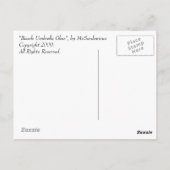 "Beach Umbrella Glow", Jones Beach, NY Postcard Postkarte (Rückseite)