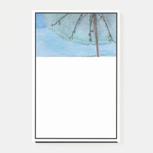 Beach Umbrella Notepad Post-it Klebezettel