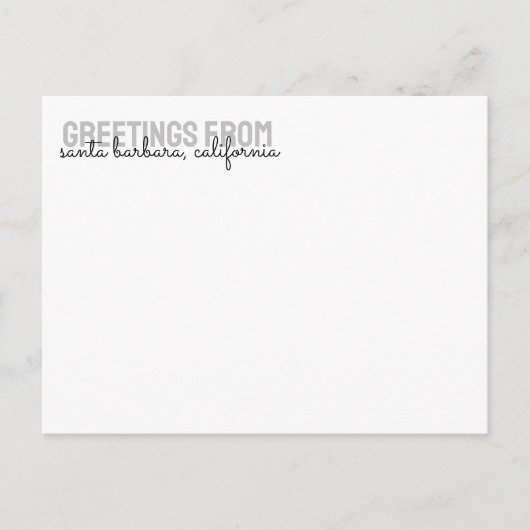 Beach Umbrella Vermietung - Postkarte (Vorderseite)