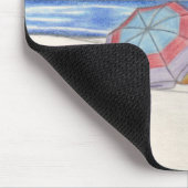 BEACH UMBRELLAS Mousepad (Ecke)