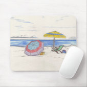 BEACH UMBRELLAS Mousepad (Mit Mouse)