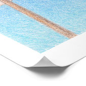 Beach Umbrellas Poster (Ecke)