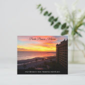 Beach Vacacation House Kurze Amtszeit Miete Postkarte (Stehend Vorderseite)