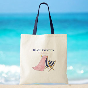 Beach Vacation Beach Chair Custom Keepake Tragetasche