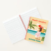 Beach Vacation Book Cover Inspiration Notebook Notizblock (Innenseite)