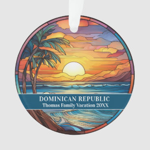 Beach Vacation der Dominikanischen Republik Ornament