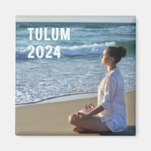 Beach Vacation Foto Magnet