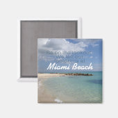 Beach Vacation Reise Souvenir Magnet Miami Etc (Vorderseite/Rückseite)