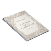 Beach Vacation Rental Guest Journal Notizblock (Rechte Seite)