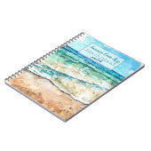 Beach Vacation Rental House Gästebuch Notizblock (Linke Seite)