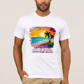 Beach Vacation T-Shirt, Lakshadweep Indian Beach T-Shirt (Vorderseite)