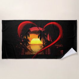 Beach Valentine Strandtuch